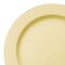 Smarty Had A Party 10" Matte Bright Yellow Round Disposable Plastic Dinner Plates (120 Plates), 120PK 4850Y-CASE - alternate 1